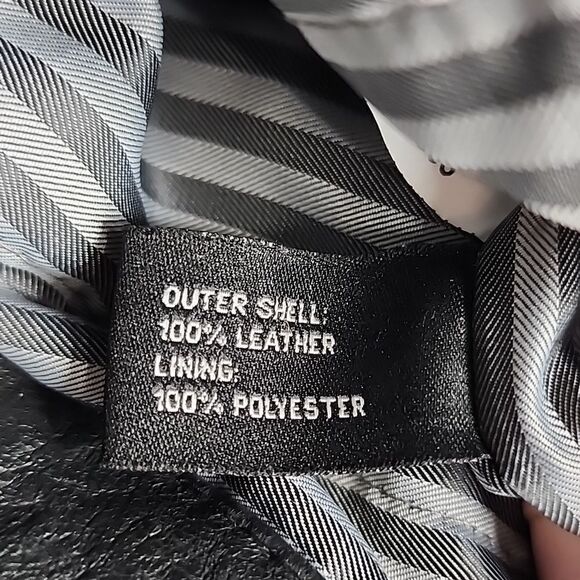 NWT MILWAUKEE LEATHER SFM1806 MEN'S BLACK EURO COLLAR CAFE STYLE LEATHER JACKET - Picture 8 of 9